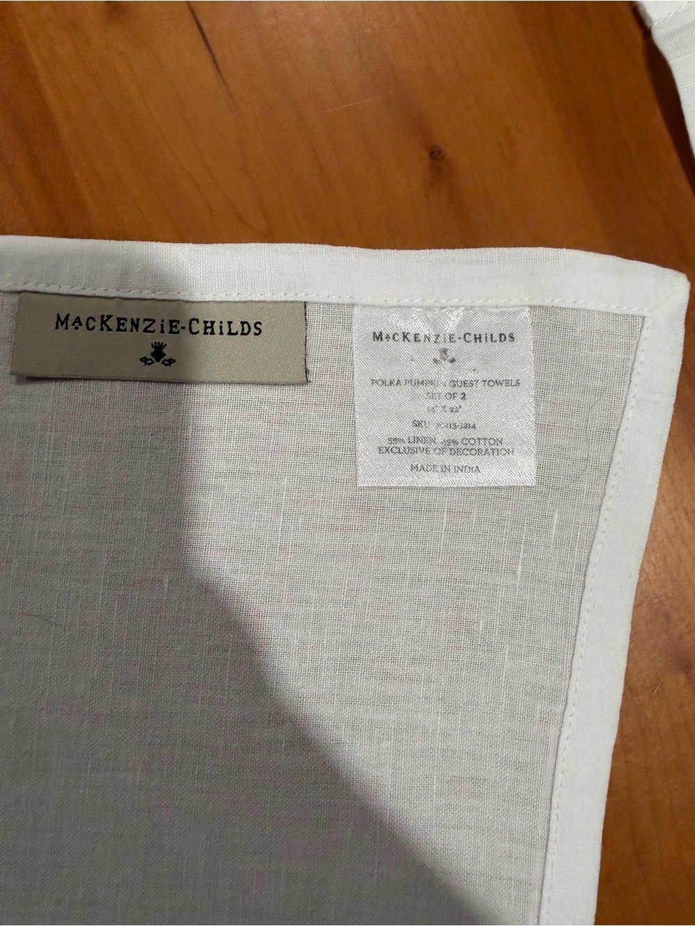 MacKenzie-Childs Halloween Hand Towels - Picture 5 of 5
